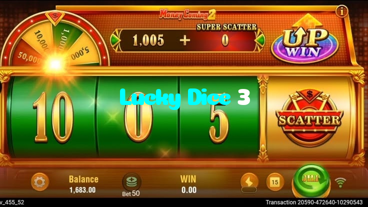 Lucky Dice 3 casino presented on mobile device in Pakistan with slots and live games